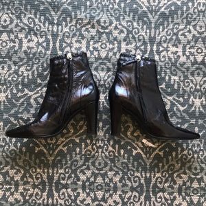 Black ankle boots